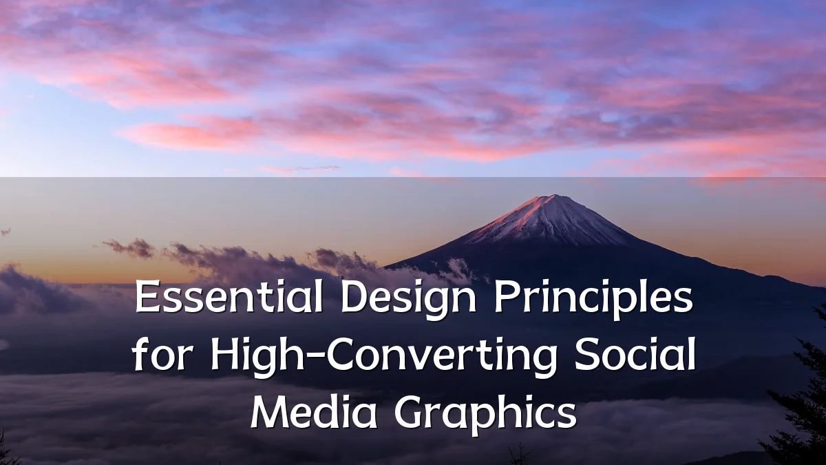 Essential Design Principles for High-Converting Social Media Graphics