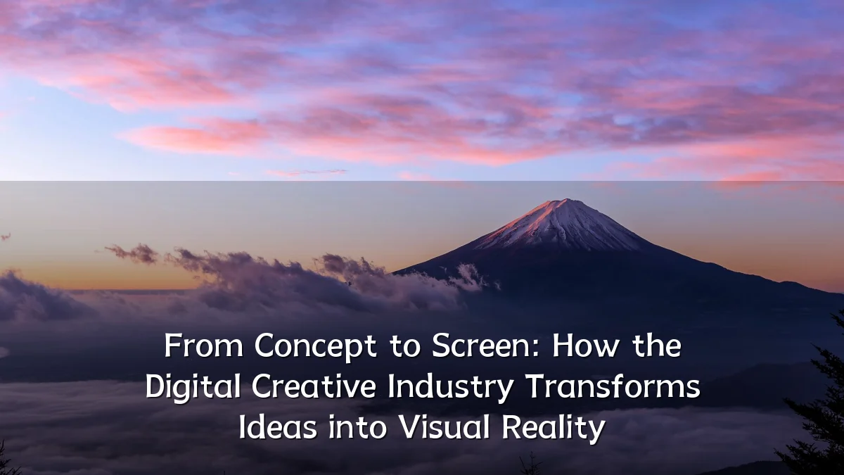 From Concept to Screen: How the Digital Creative Industry Transforms Ideas into Visual Reality