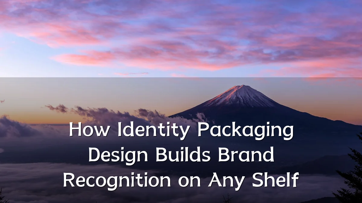 How Identity Packaging Design Builds Brand Recognition on Any Shelf