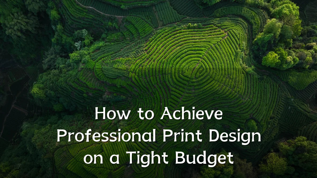 How to Achieve Professional Print Design on a Tight Budget