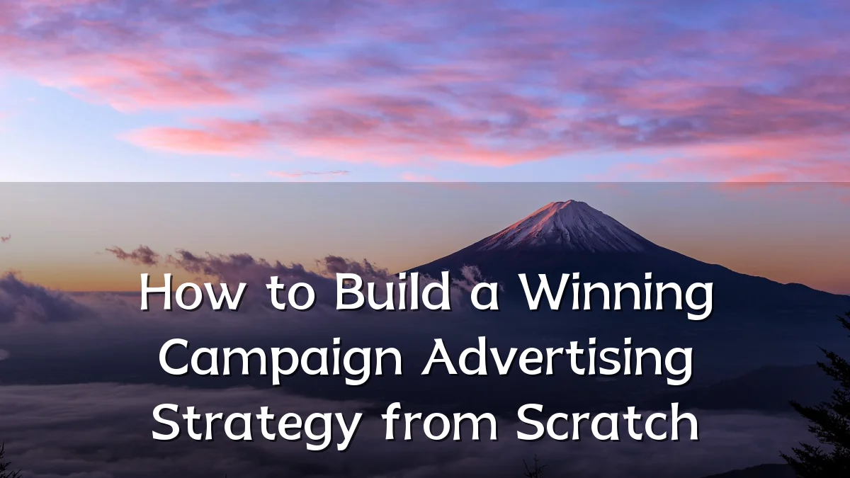 How to Build a Winning Campaign Advertising Strategy from Scratch