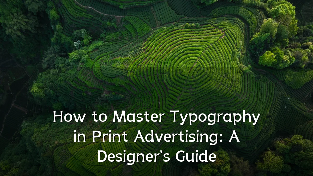 How to Master Typography in Print Advertising: A Designer's Guide