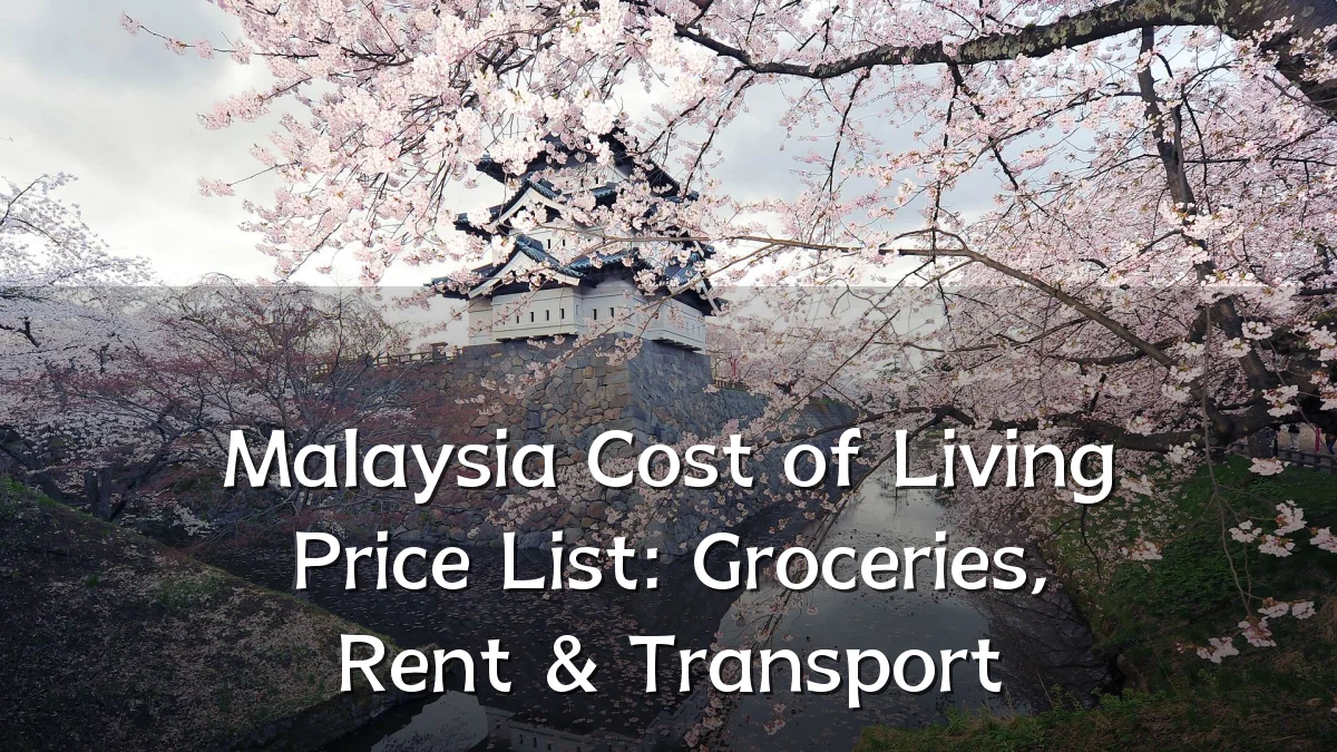 Malaysia Cost of Living Price List: Groceries, Rent & Transport
