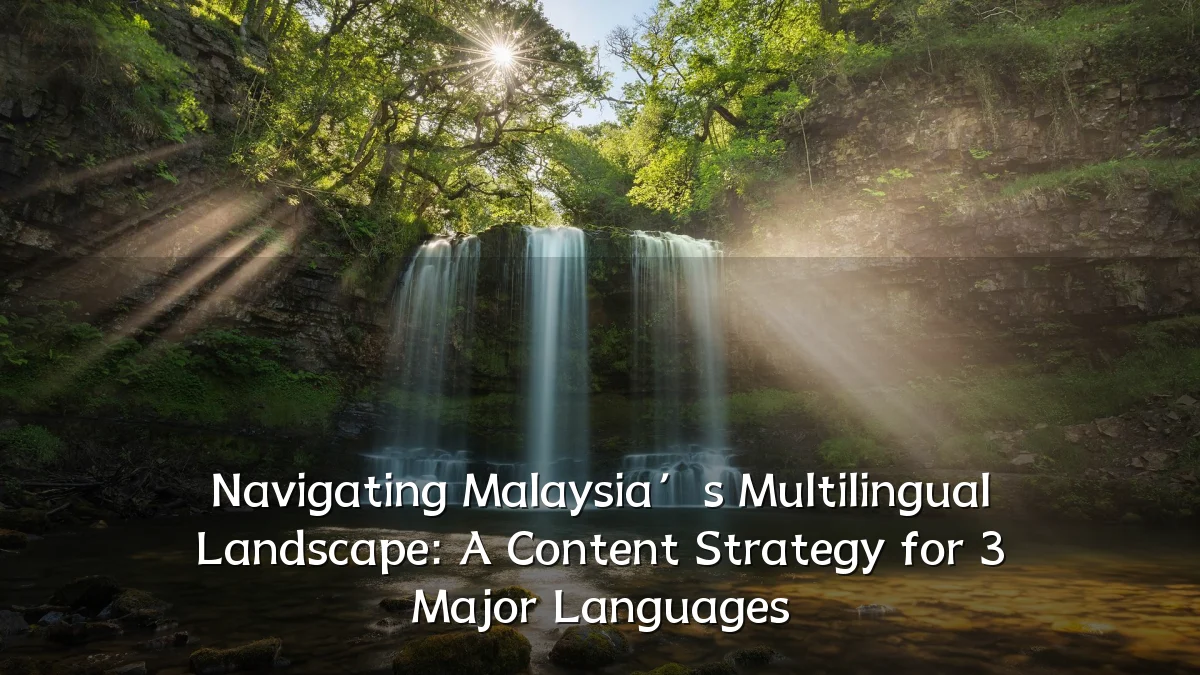 Navigating Malaysia’s Multilingual Landscape: A Content Strategy for 3 Major Languages