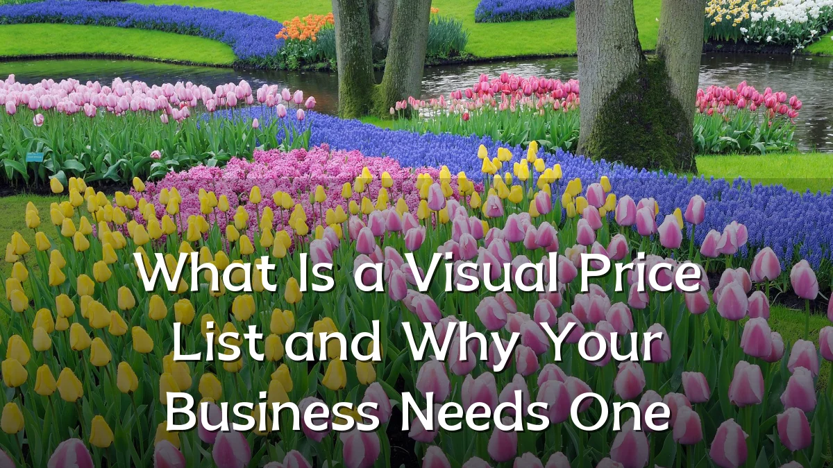 What Is a Visual Price List and Why Your Business Needs One