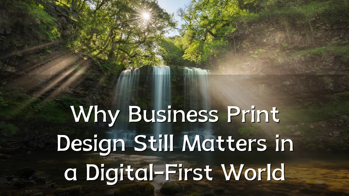Why Business Print Design Still Matters in a Digital-First World