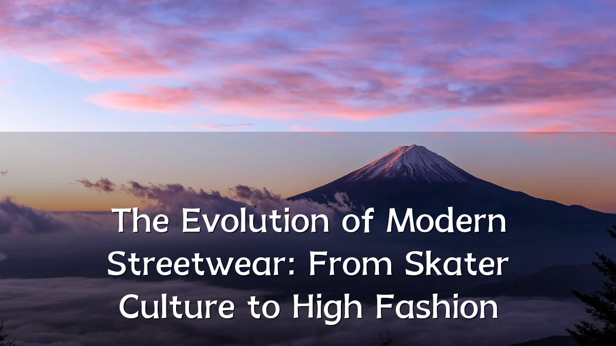 The Evolution of Modern Streetwear: From Skater Culture to High Fashion