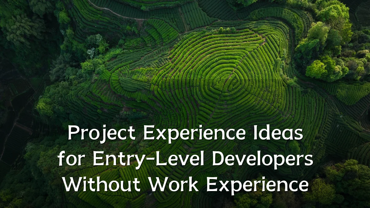 Project Experience Ideas for Entry-Level Developers Without Work Experience