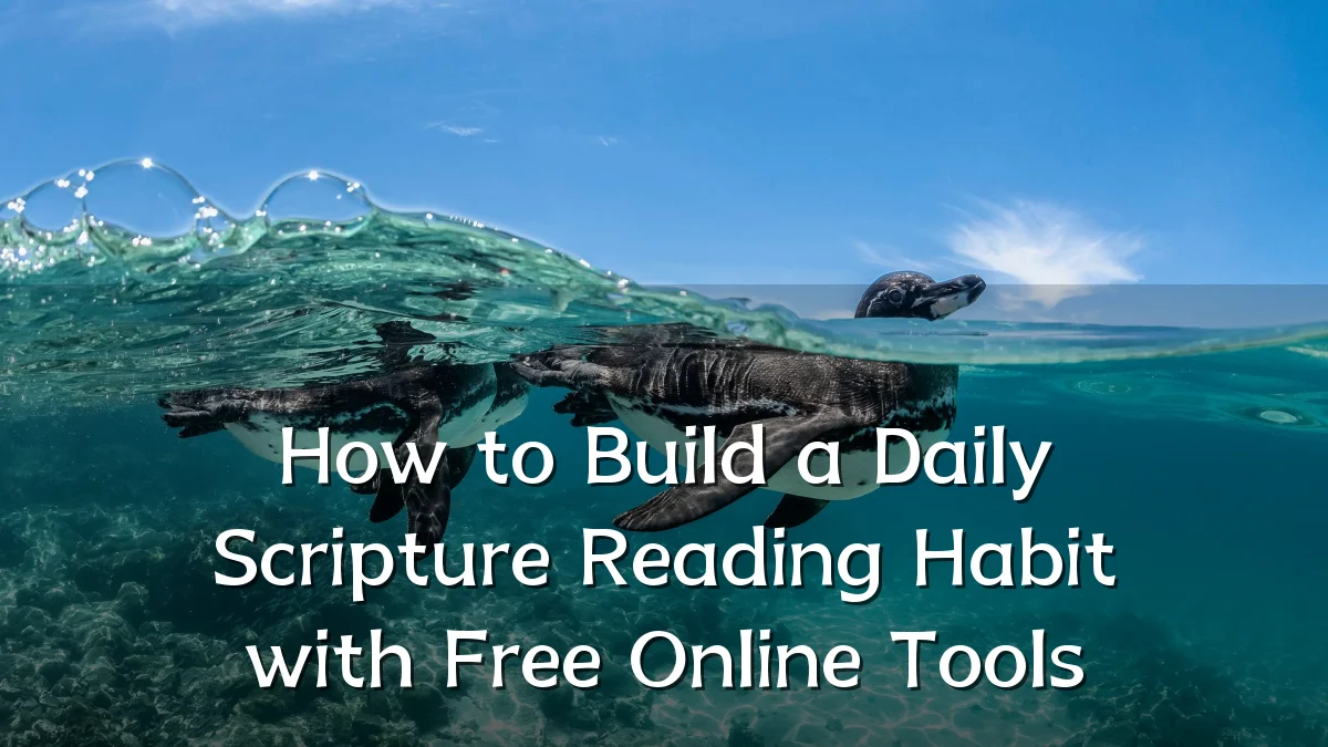 How to Build a Daily Scripture Reading Habit with Free Online Tools